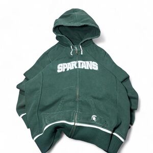 Green Nike Spartans hoodie